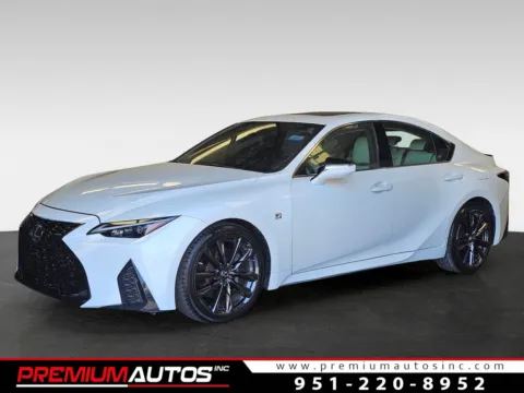 White 2021 Lexus IS 350 F SPORT for sale in Norco, CA