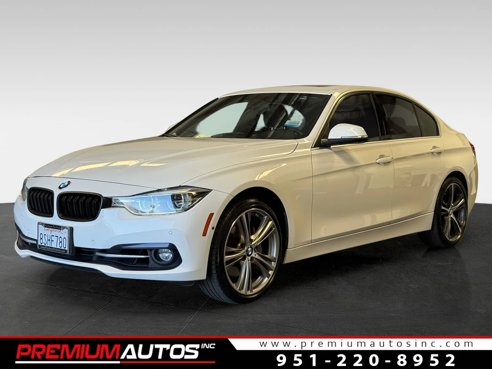White 2016 BMW 3 Series 340i for sale in Norco, CA