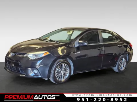 Black 2016 Toyota Corolla for sale in Norco, CA