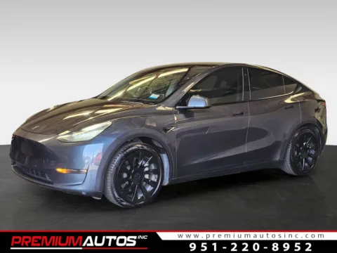 Gray 2021 Tesla Model Y Long Range for sale in Norco, CA