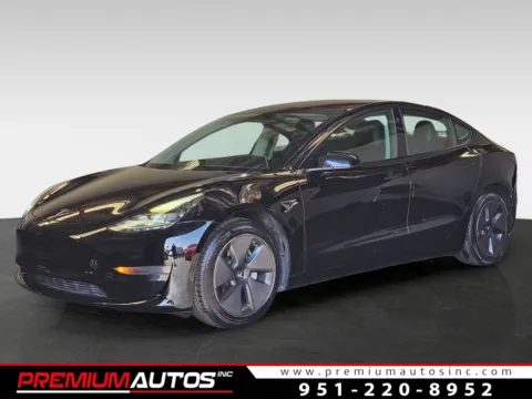 Black 2021 Tesla Model 3 Standard Range Plus for sale in Norco, CA