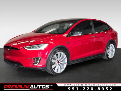Red 2018 Tesla Model X for sale in Norco, CA
