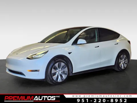 White 2022 Tesla Model Y Long Range for sale in Norco, CA
