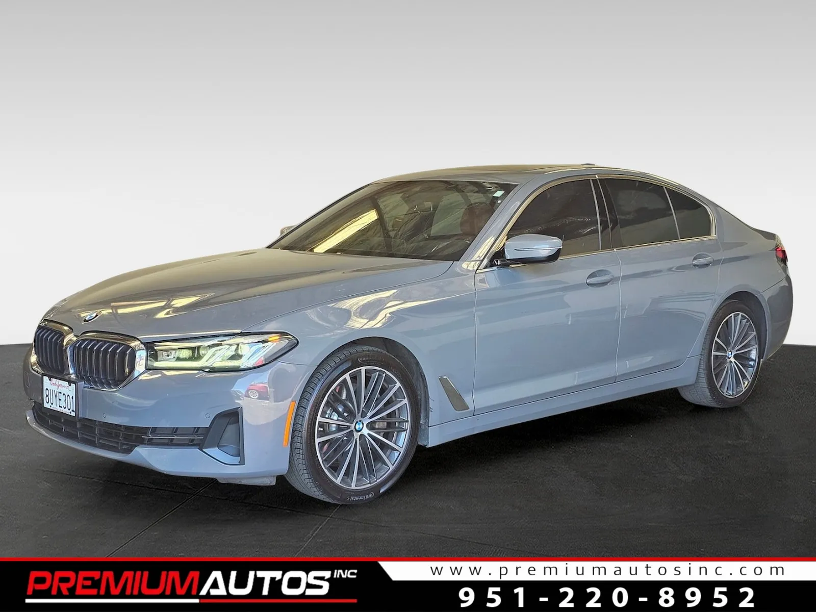 Gray 2021 BMW 5 Series 530i for sale in Norco, CA