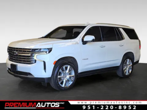 White 2021 Chevrolet Tahoe High Country for sale in Norco, CA