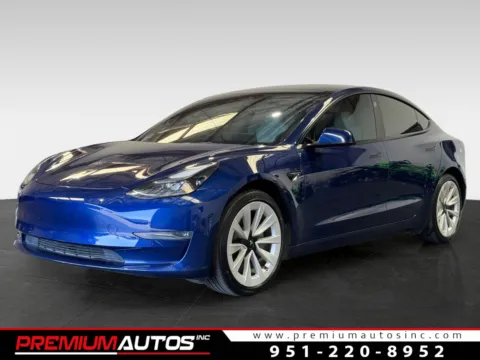Blue 2022 Tesla Model 3 Long Range for sale in Norco, CA