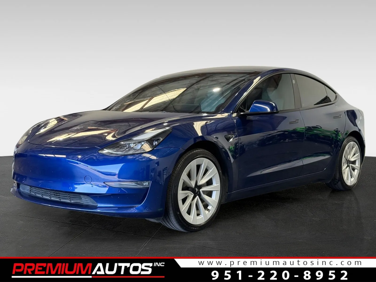Blue 2022 Tesla Model 3 Long Range for sale in Norco, CA
