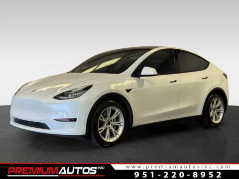 White 2021 Tesla Model Y Long Range for sale in Norco, CA