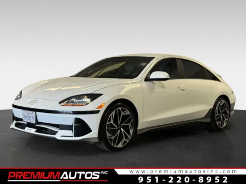 White 2023 Hyundai IONIQ 6 SEL for sale in Norco, CA