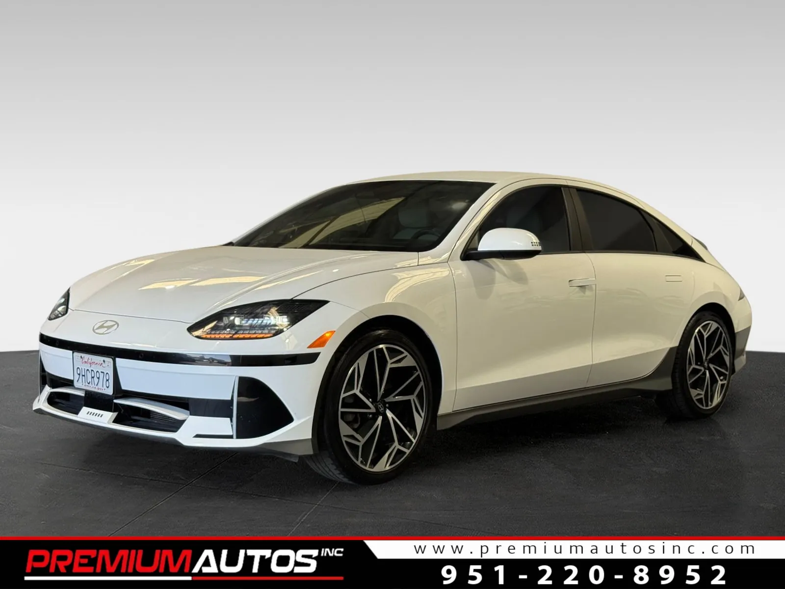 White 2023 Hyundai IONIQ 6 SEL for sale in Norco, CA