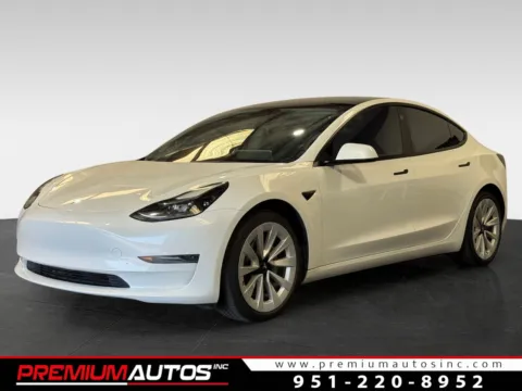 White 2022 Tesla Model 3 for sale in Norco, CA