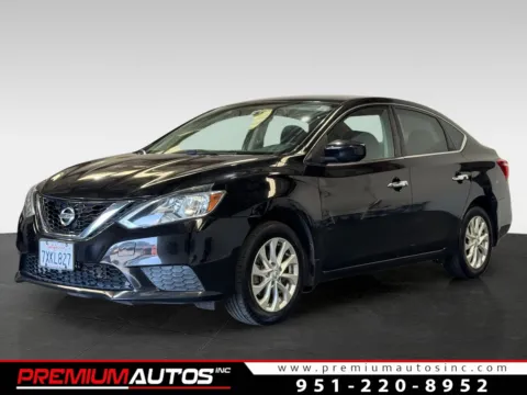 Black 2017 Nissan Sentra S for sale in Norco, CA