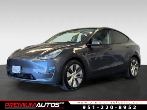 Silver 2021 Tesla Model Y Long Range for sale in Norco, CA