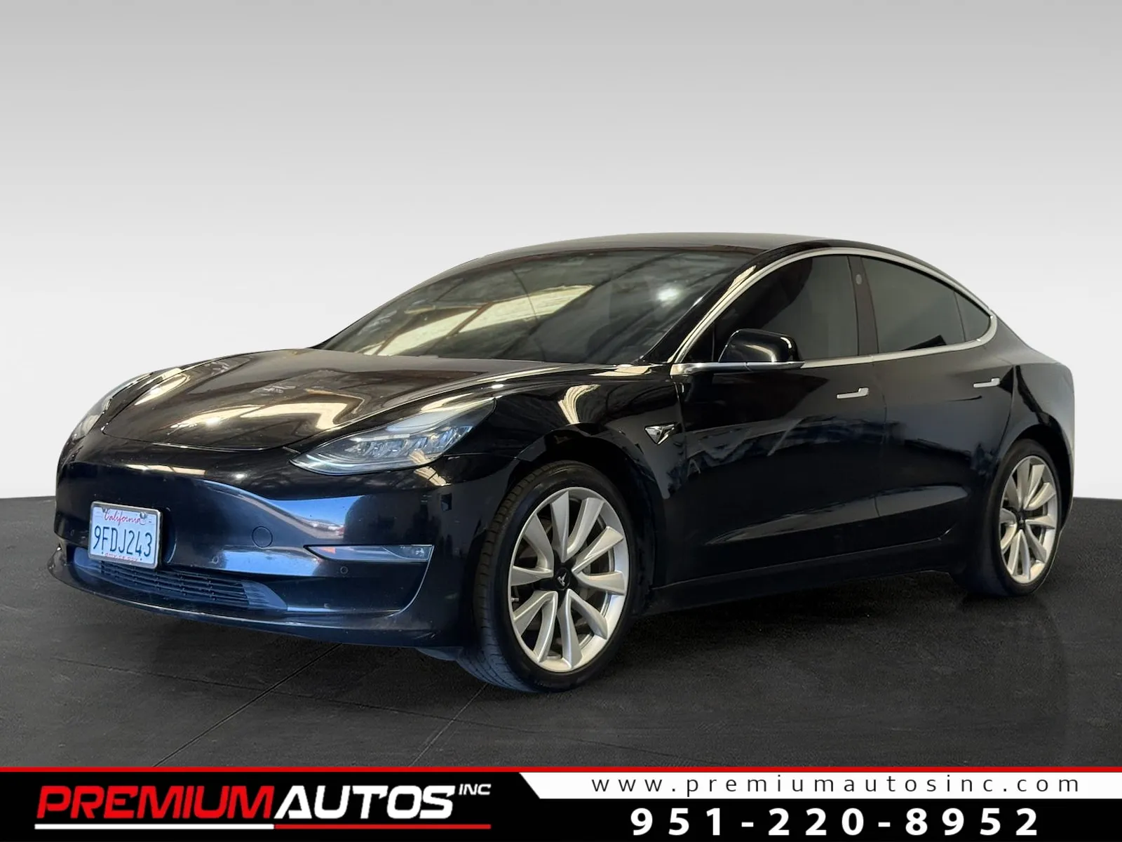 Black 2019 Tesla Model 3 Standard Range Plus for sale in Norco, CA