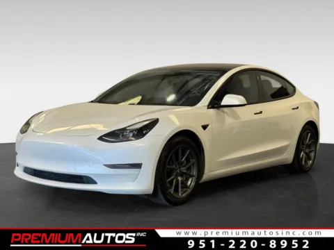 White 2021 Tesla Model 3 Standard Range Plus for sale in Norco, CA