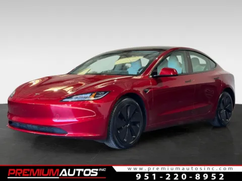 Red 2024 Tesla Model 3 for sale in Norco, CA