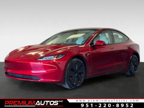 Red 2024 Tesla Model 3 for sale in Norco, CA