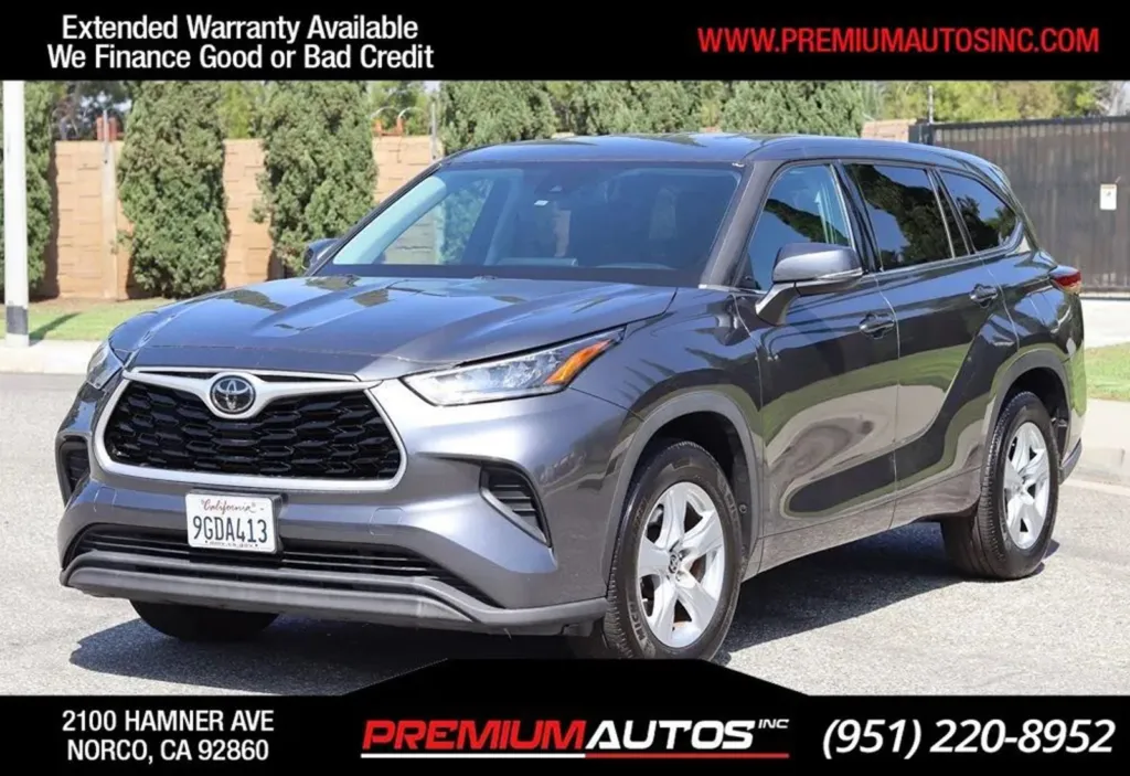 2020 Toyota Highlander L for sale in Norco, CA