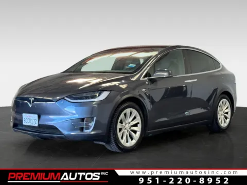 Gray 2018 Tesla Model X 75D for sale in Norco, CA
