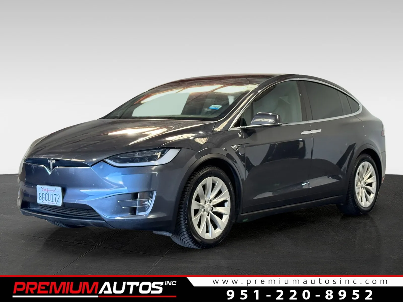 Gray 2018 Tesla Model X 75D for sale in Norco, CA