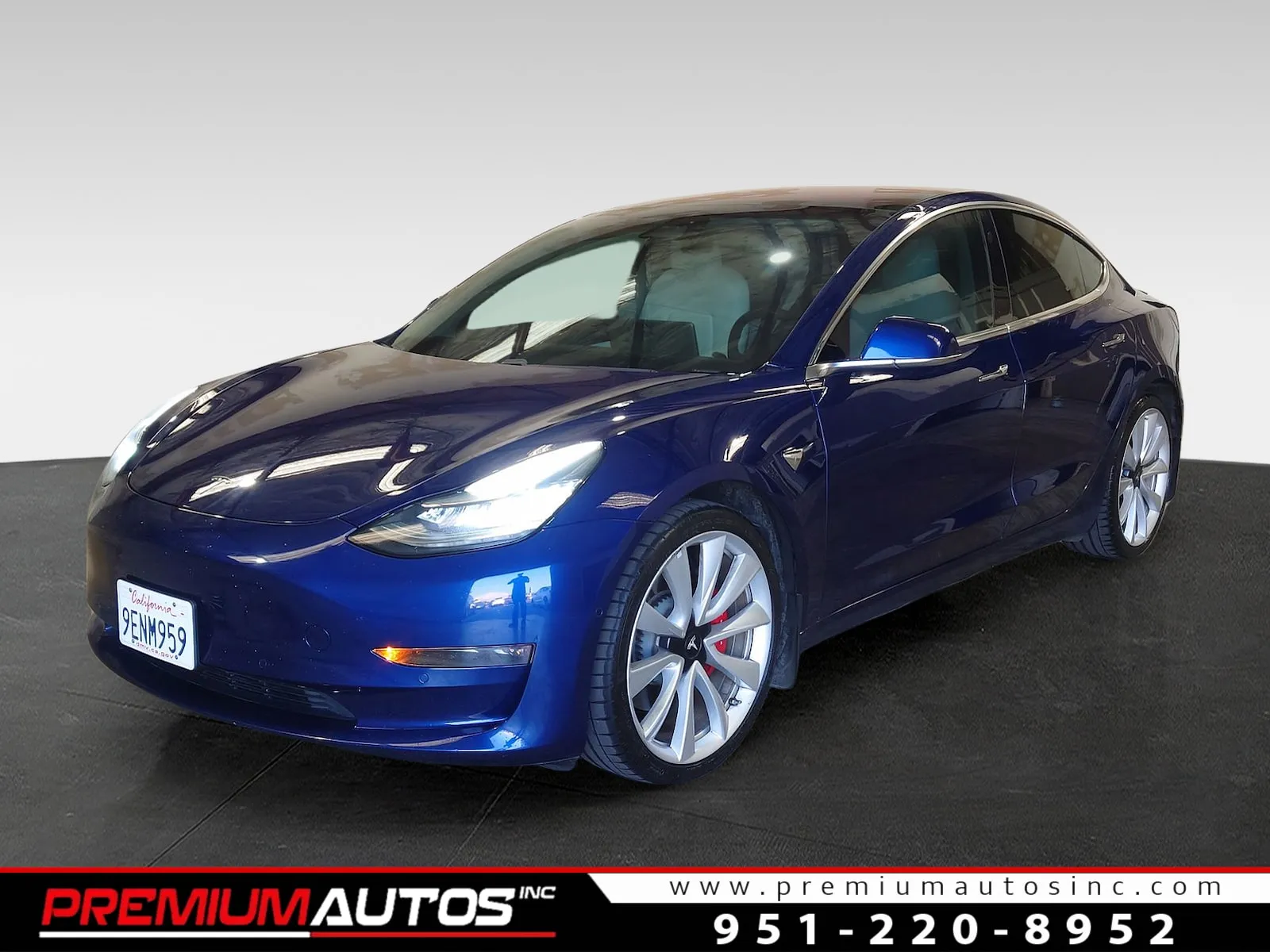 Blue 2018 Tesla Model 3 performance for sale in Norco, CA