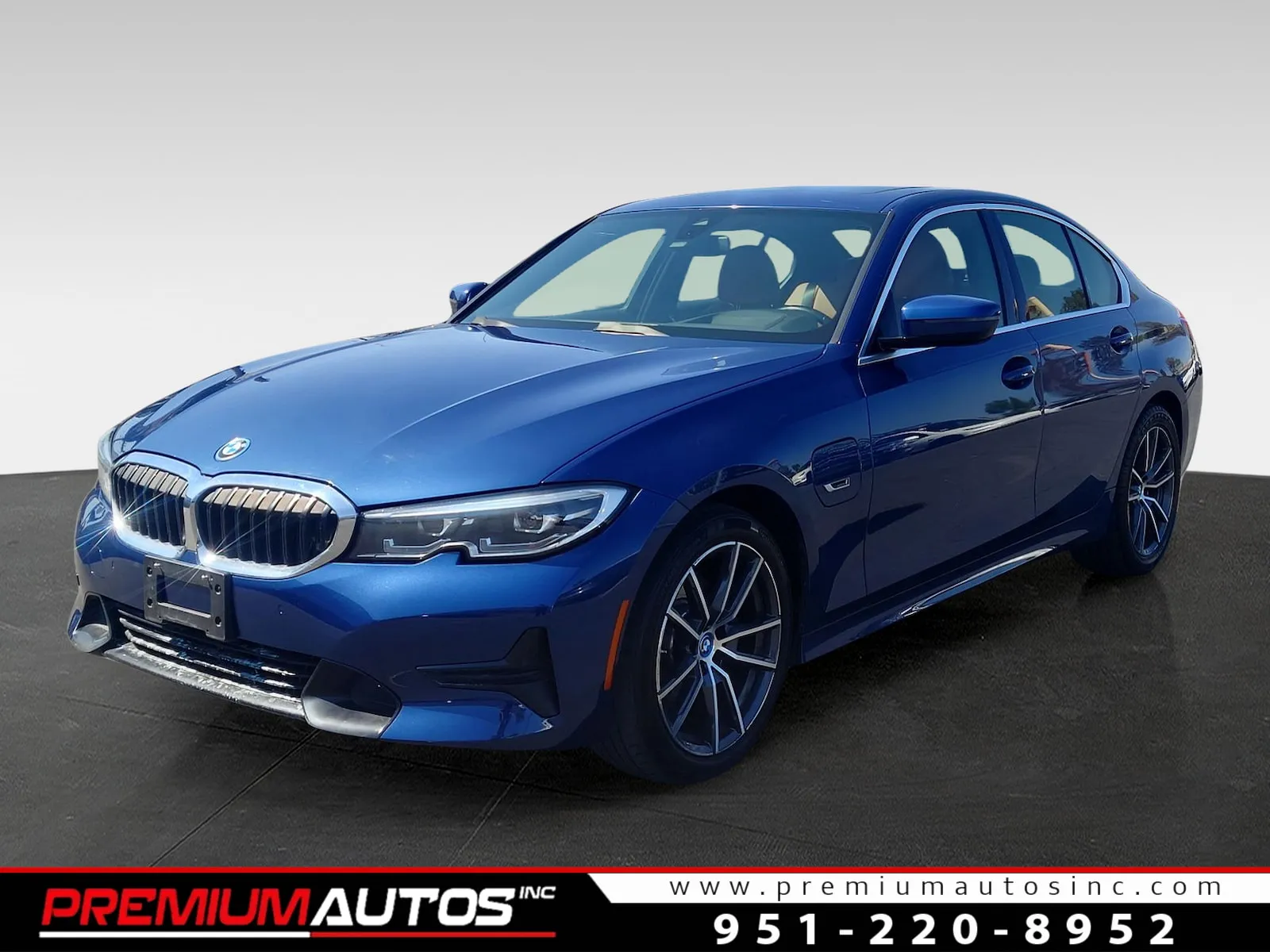 ブルー Used 2022 BMW 3 Series 330e for sale in Norco, CA at Premium Autos