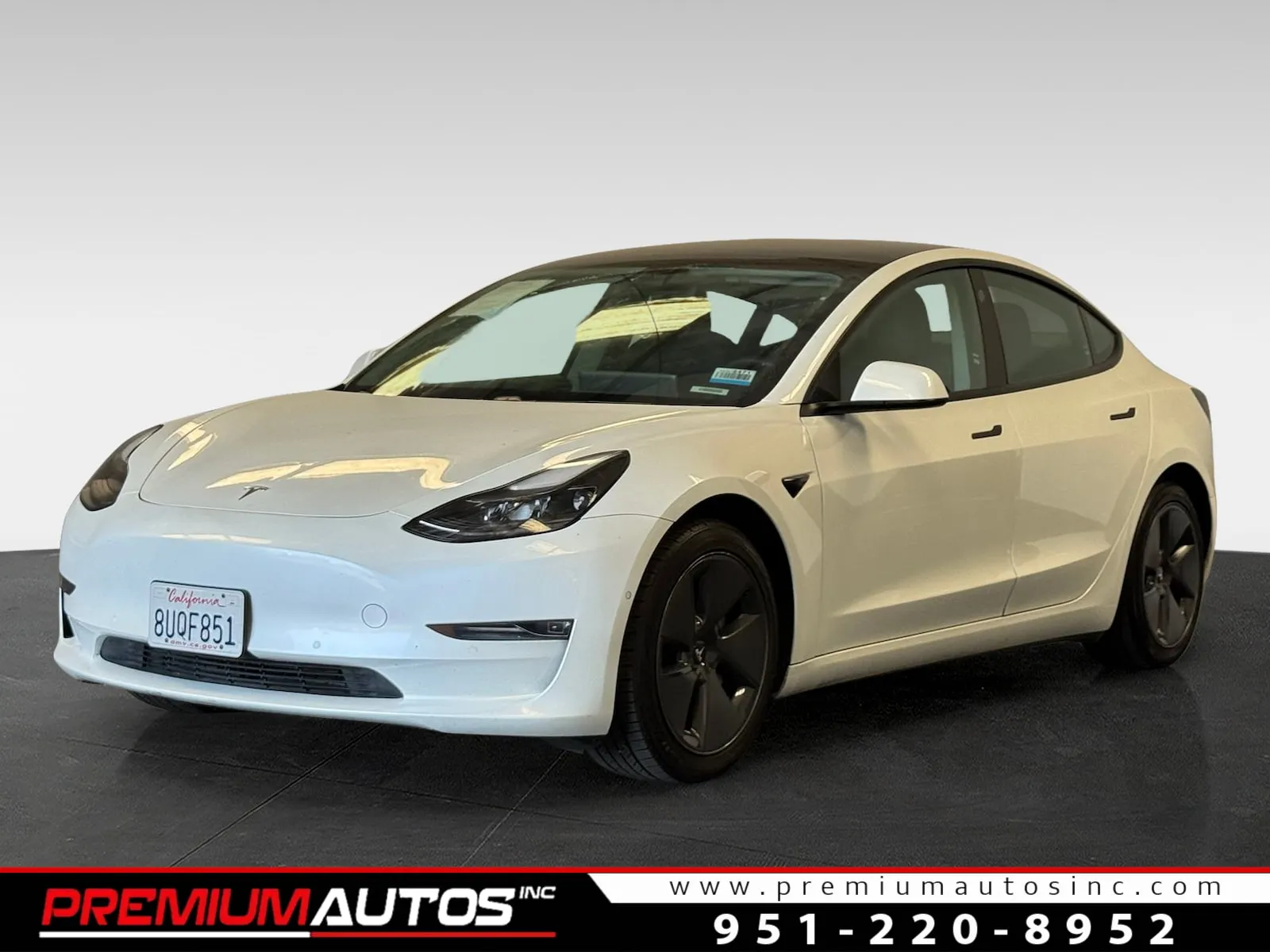 White 2021 Tesla Model 3 Standard Range Plus for sale in Norco, CA
