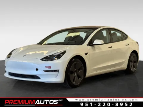 White 2022 Tesla Model 3 Long Range for sale in Norco, CA