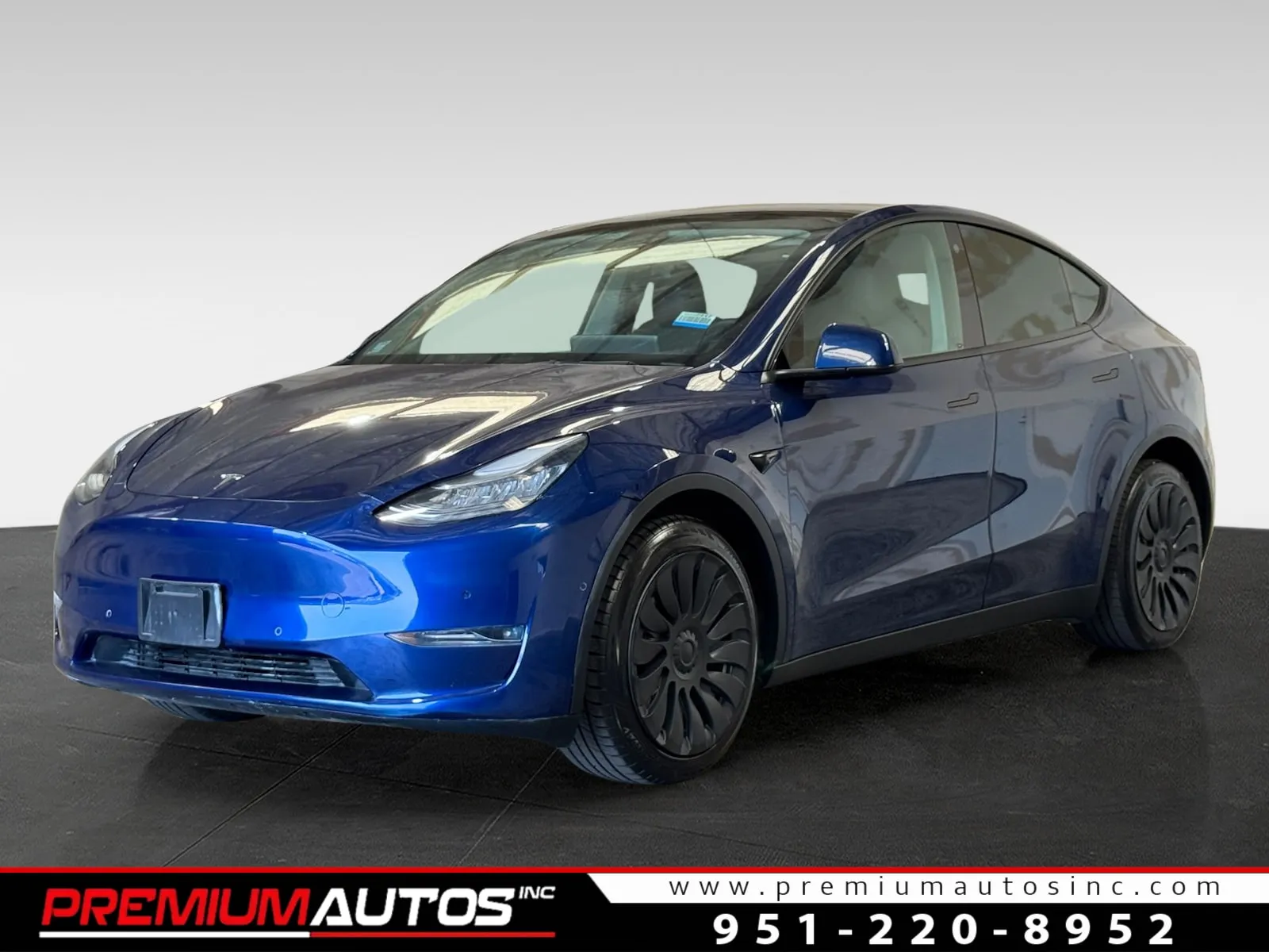 Blue 2021 Tesla Model Y Long Range for sale in Norco, CA