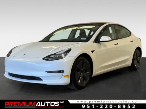 White 2022 Tesla Model 3 Long Range for sale in Norco, CA