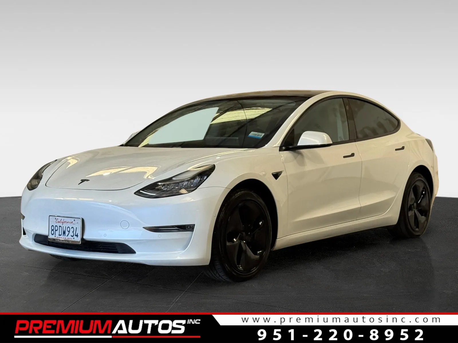 White 2020 Tesla Model 3 for sale in Norco, CA