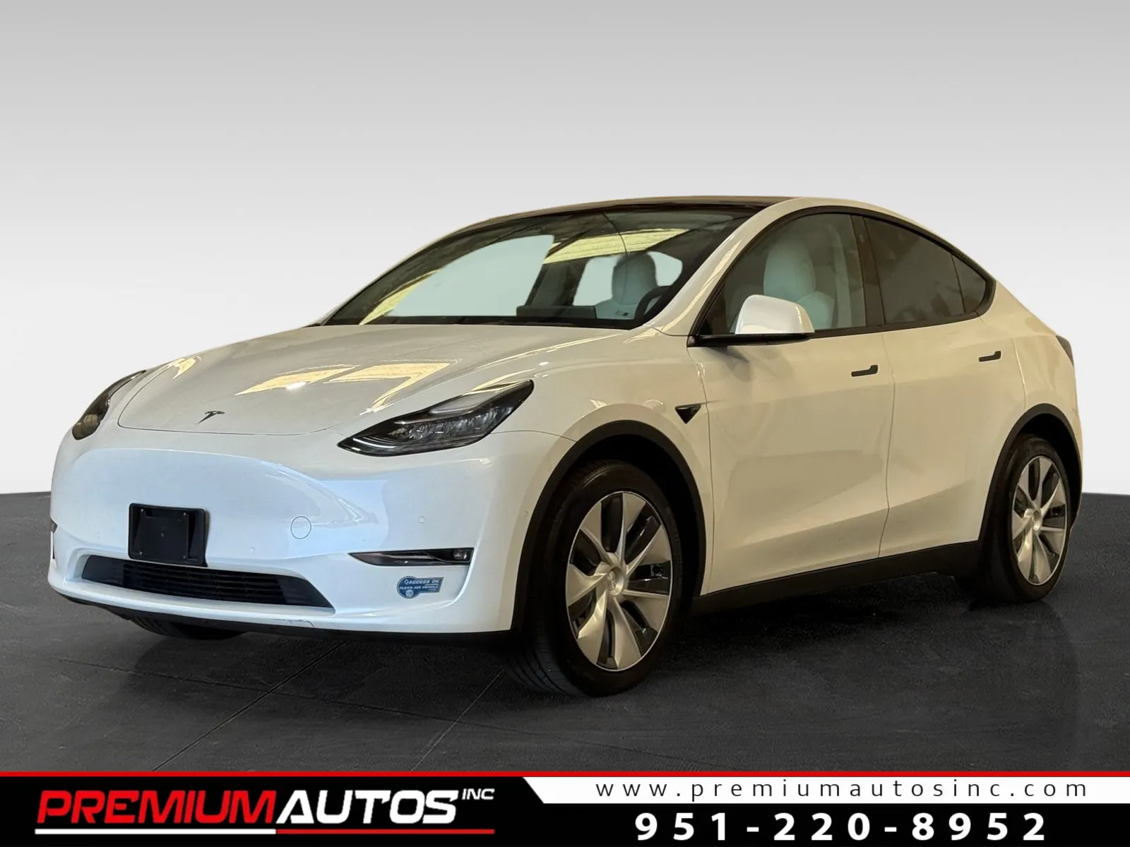 White 2021 Tesla Model Y Long Range for sale in Norco, CA
