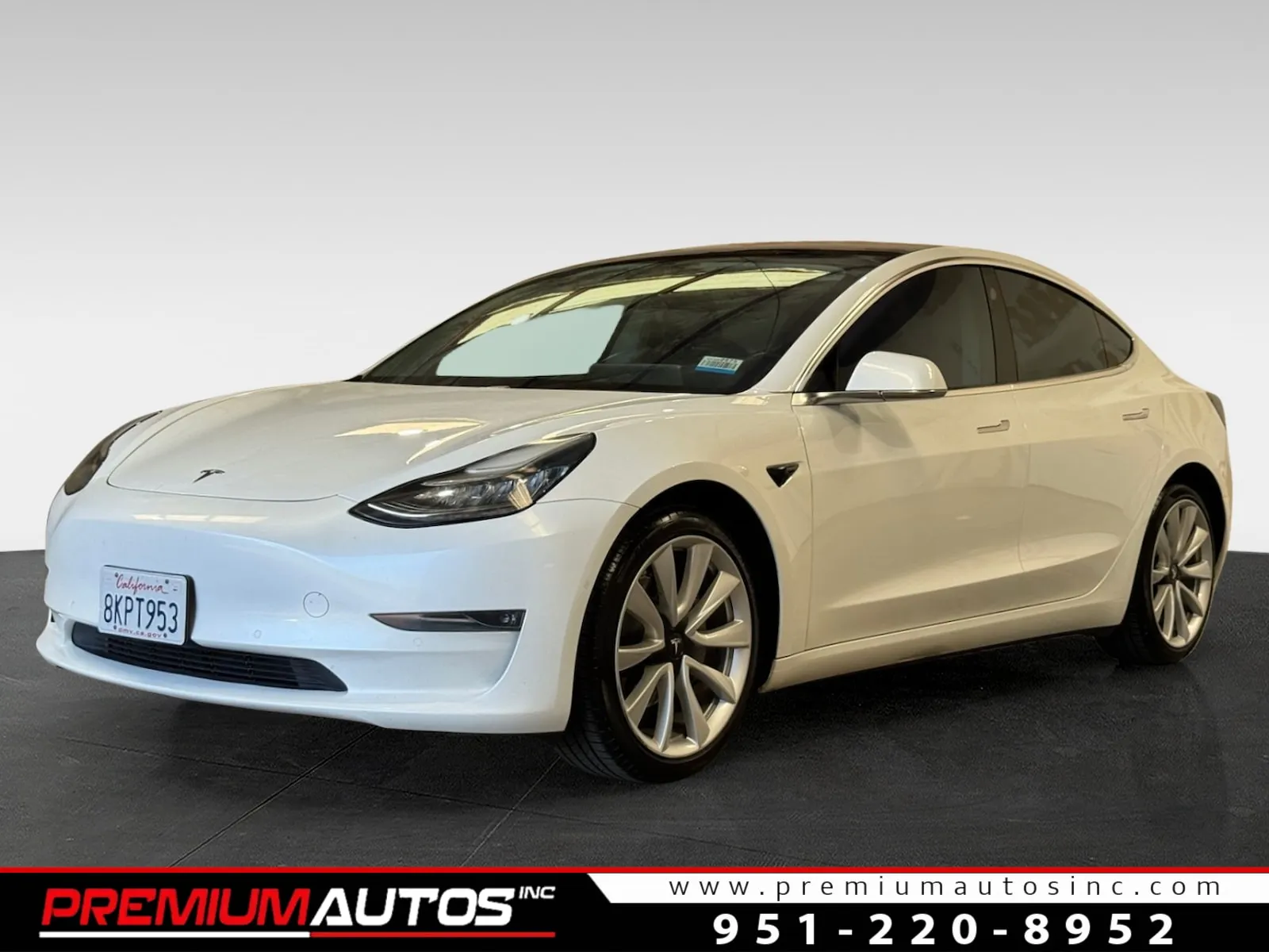 White 2019 Tesla Model 3 for sale in Norco, CA