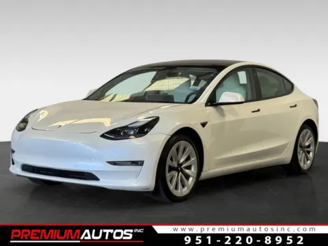 White 2022 Tesla Model 3 for sale in Norco, CA