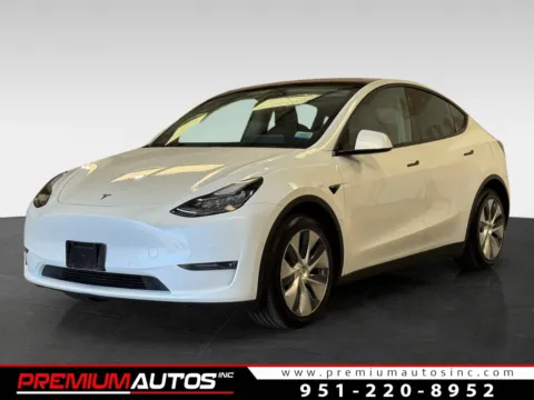 White 2020 Tesla Model Y Long Range for sale in Norco, CA