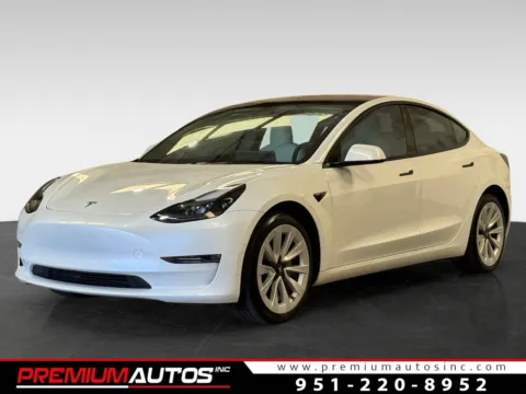 White 2022 Tesla Model 3 for sale in Norco, CA