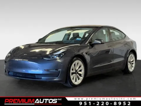 Gray 2021 Tesla Model 3 Long Range for sale in Norco, CA