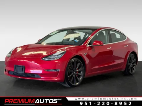 Red 2020 Tesla Model 3 Performance for sale in Norco, CA