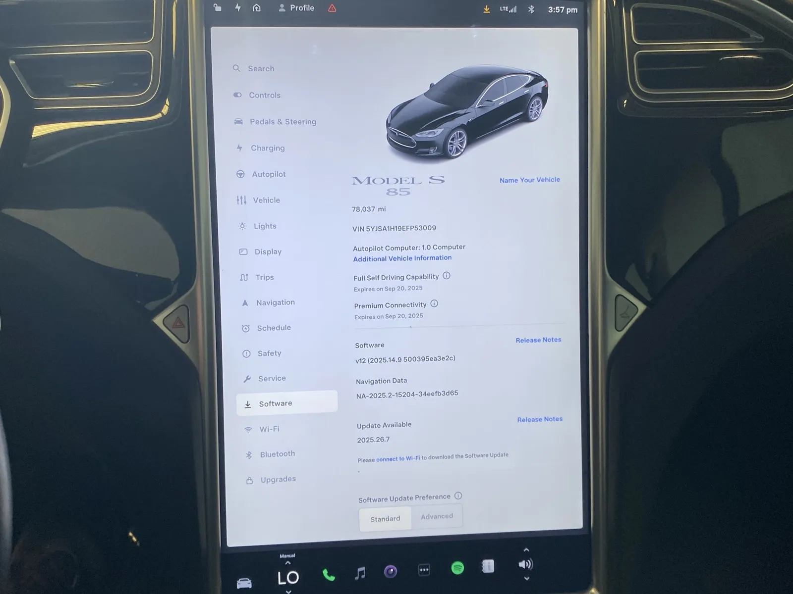Photos of 2014 Tesla Model S 85 for sale in Norco, CA at Premium Autos - Norco