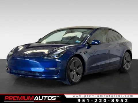 Blue 2023 Tesla Model 3 for sale in Norco, CA