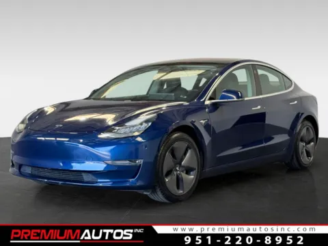 Blue 2018 Tesla Model 3 for sale in Norco, CA