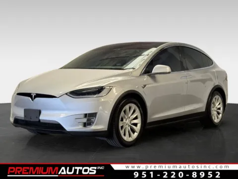 Silver 2018 Tesla Model X 75d for sale in Norco, CA