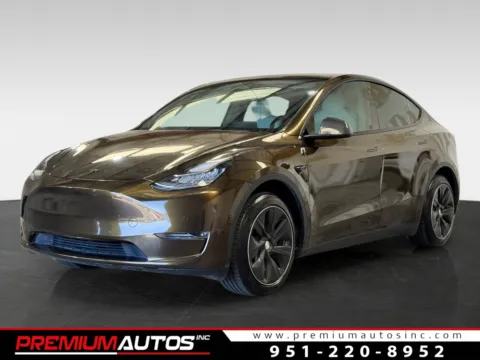 Brown 2022 Tesla Model Y Long Range **Custom Wrap** for sale in Norco, CA