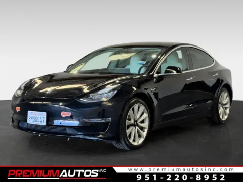 Black 2020 Tesla Model 3 STANDARD for sale in Norco, CA