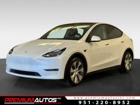 White 2021 Tesla Model Y Long Range for sale in Norco, CA