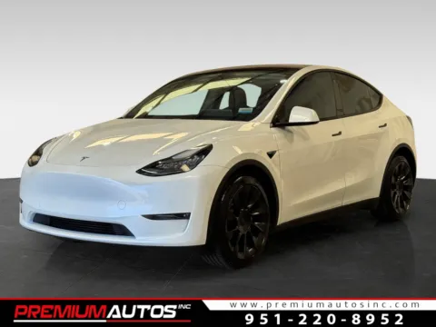 White 2020 Tesla Model Y Long Range for sale in Norco, CA