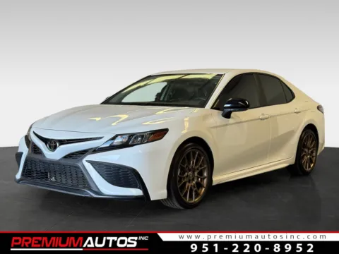 White 2024 Toyota Camry SE NIGHTSHADE for sale in Norco, CA