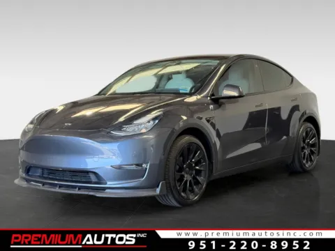 Gray 2022 Tesla Model Y Long Range for sale in Norco, CA