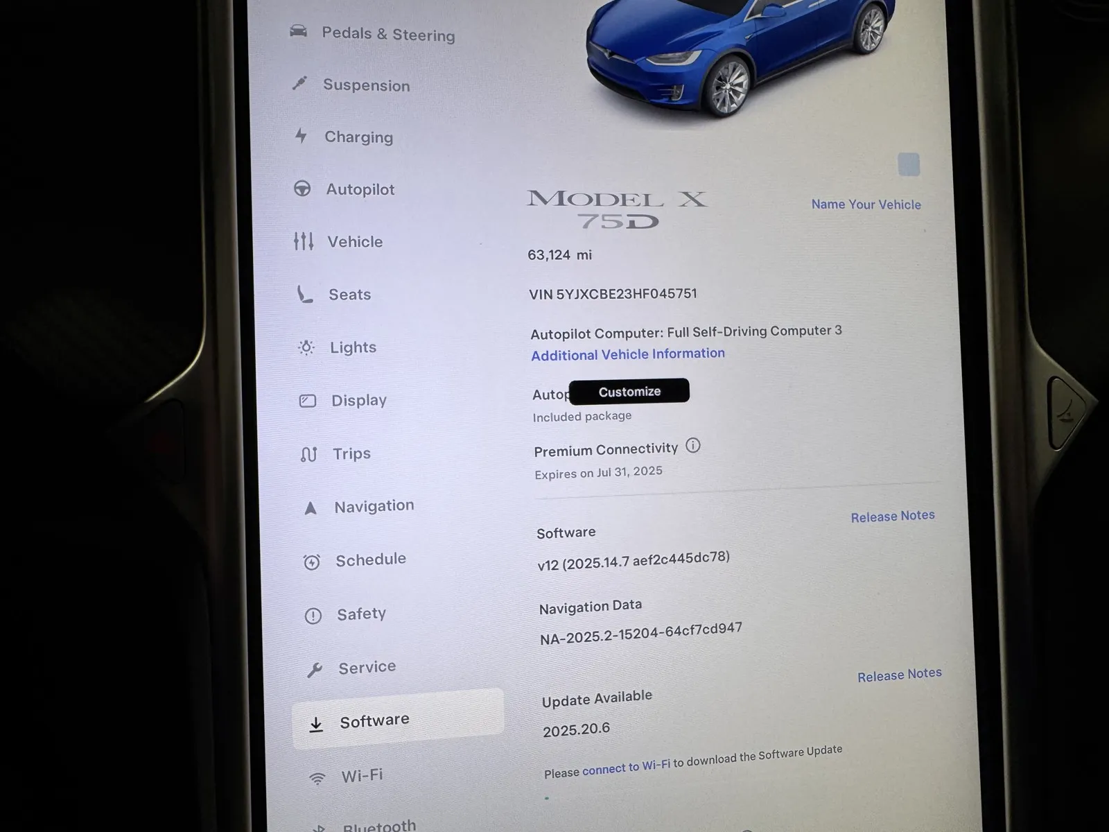 Photos of 2017 Tesla Model X 75D for sale in Norco, CA at Premium Autos - Norco