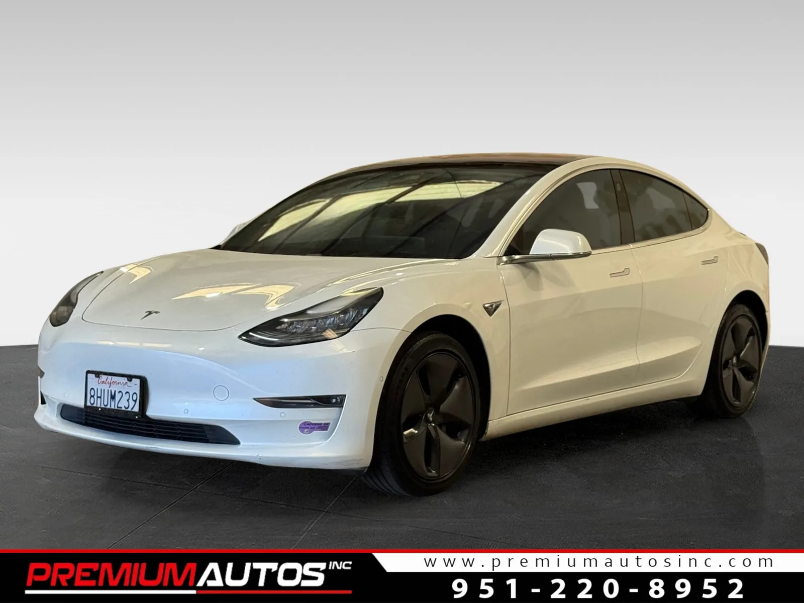 White 2018 Tesla Model 3 MID RANGE for sale in Norco, CA